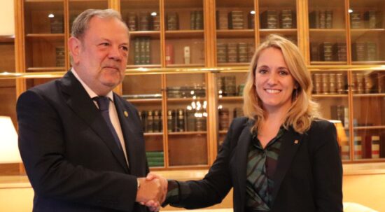 Natàlia Mas Guix y Pedro Azpiazu