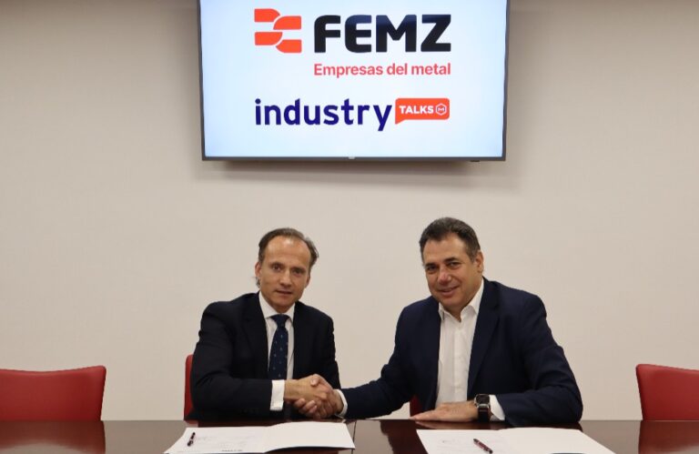 Pedro J. Carrillo, CEO de grupo Metalia y Benito Tesier, presidente de FEMZ.