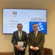 El presidente del Instituto de Estudios Económicos (IEE), Íñigo Fernández de Mesa (izquierda), y el director general, Gregorio Izquierdo. Firma: IEE
