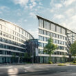 Sede corporativa de Rheinmetall en Düsseldorf. Firma: Rheinmetall