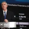 José Vicente de los Mozos, consejero delegado de Indra, en la última Junta General de Accionistas. Firma: Indra