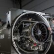 Acondicionamiento de motor M88 de Safran para el caza Rafale en la planta de Dassault en Mérignac (Francia). Firma: Philippe Stroppa / Safran