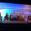 Desde la izda.: Laura Blanco (Capital Radio); Raquel González (Airbus Space Systems); Enrique Fraga (GMV); Miguel Ángel Panduro (Indra Space); Diego Rodríguez (Sener Aerospace & Defence); e Ismael López (Thales Alenia Space). Firma: Industry Talks