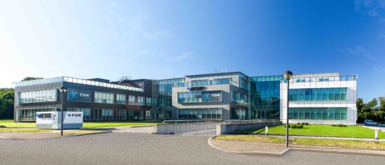 Sede corporativa de TSK en el Parque Científico Tecnológico de Gijón. Firma: TSK