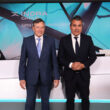 Ángel Simón (izquierda), presidente no ejecutivo de Indra, y Josep María Recasens, consejero delegado. Firma: Indra