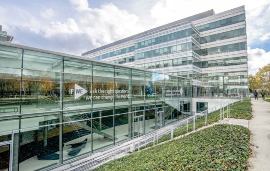 Campus de Paris de Dassault Systèmes, su sede central corporativa. Firma: Dassault Systèmes